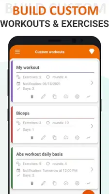 Home workouts BeStronger android App screenshot 6